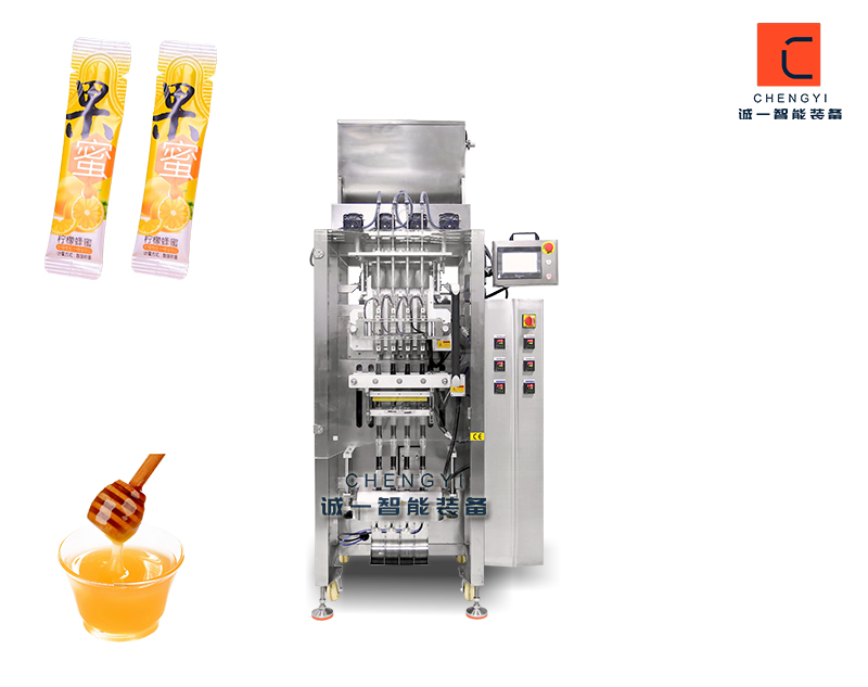 Strip honey packaging machine